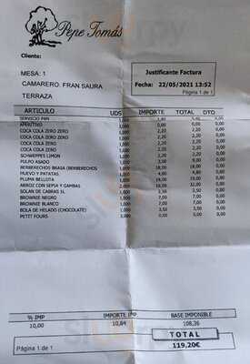 Restaurante Pepe Tomás