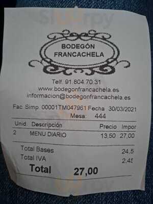 Bodegón Francachela