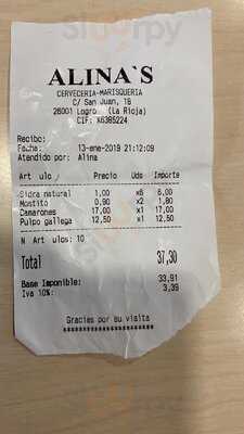 Cerveceria Marisqueria Alina's