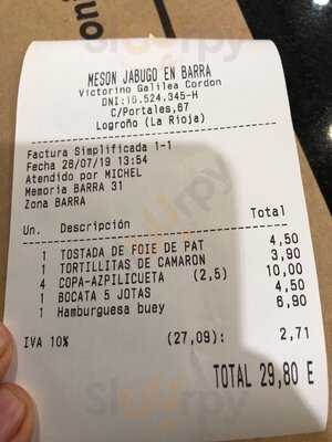 Mesón Jabugo San Agustín