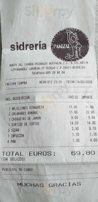 Sidrería Panizal