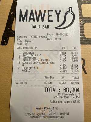 Mawey Taco Bar - Olid