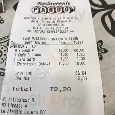 Restaurante Pardo