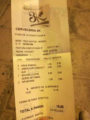 Cervecería 3k