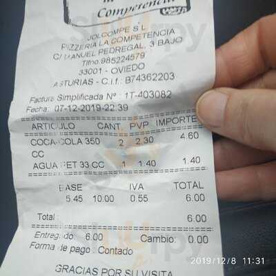 Pizzería La Competencia