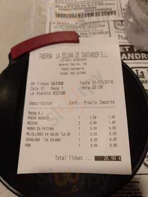 Taberna La Solana De Santander