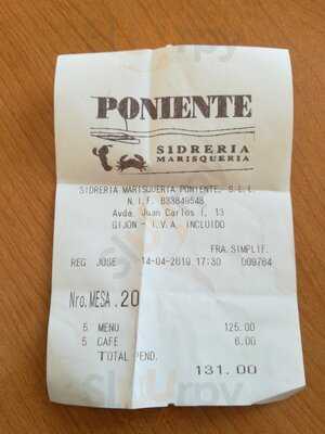 Marisqueria Sidreria Poniente