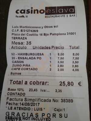 Casino-eslava Bar