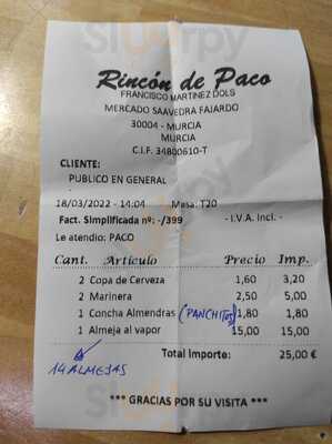 Rincon De Paco