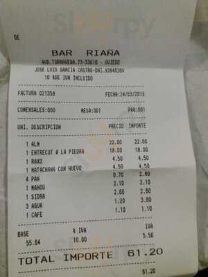 Bar Riaña