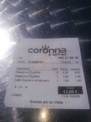 Cafeteria Corona