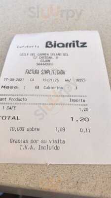Cafetería Biarritz