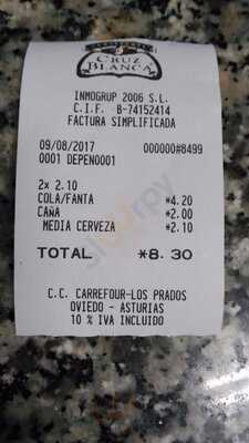 Cervecería Cruz Blanca Oviedo
