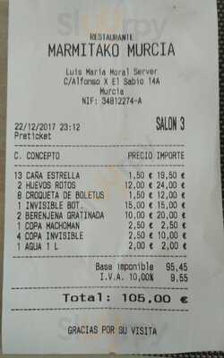 Restaurante Marmitako Murcia