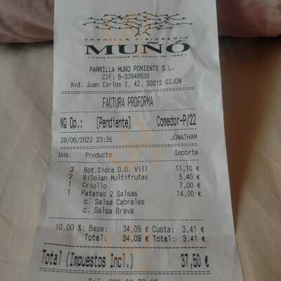 Parrilla Muño Poniente