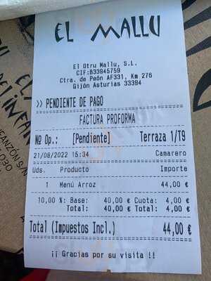 Restaurante Sidreria El Mallu Del Infanzon