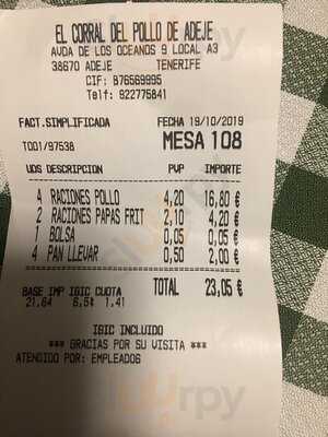 El Corral Del Pollo De Adeje