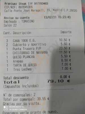 Aranjuez Steak House