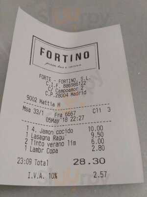 Fortino Pizza Bar