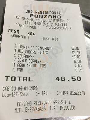 Bar Restaurante Ponzano