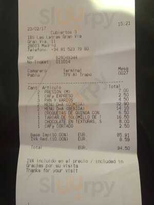 De Las Letras Restaurante