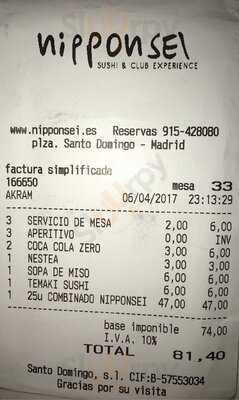 Nipponsei Sushi & Club Experience