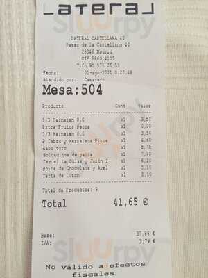 Lateral Castellana 42