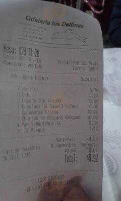 Cafetería-restaurante Los Delfines