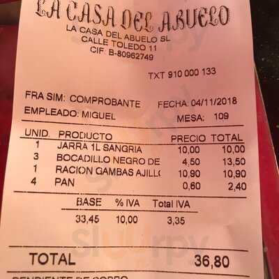 La Casa Del Abuelo
