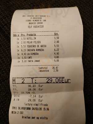 Qué Chévere Restaurante