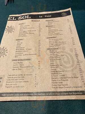 El Sol Casa De Comidas