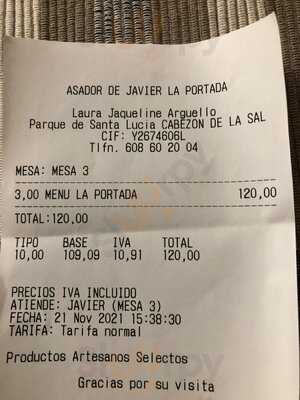 La Portada  Asador De Javier