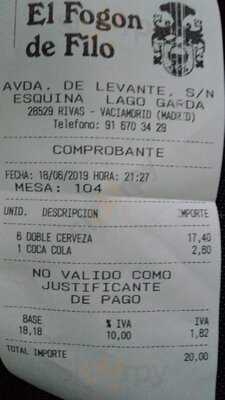El Fogón De Filo