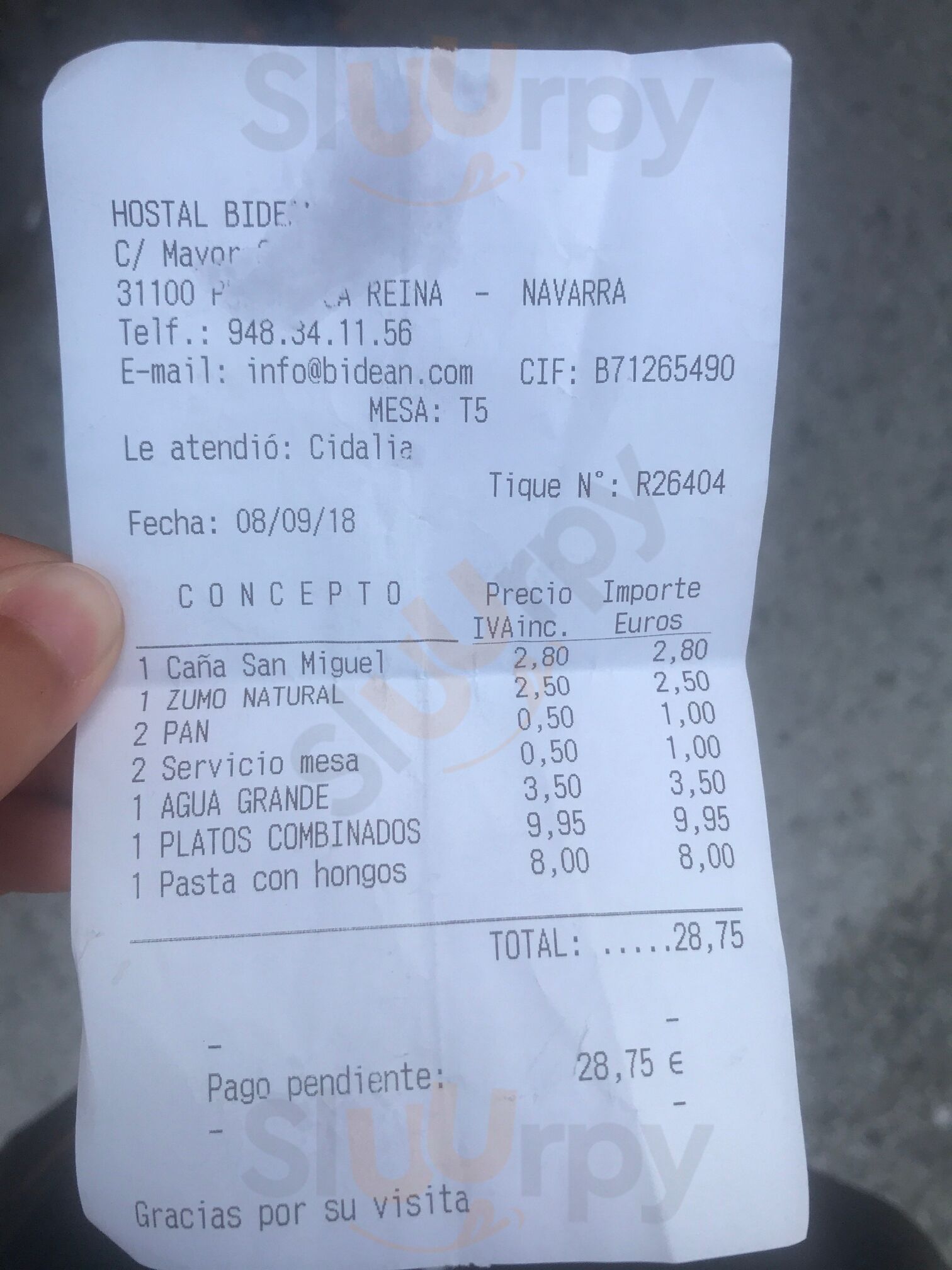 Restaurante Hotel Bidean