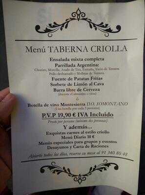 Taberna Criolla