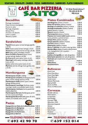 Café - Pizzería Saito 