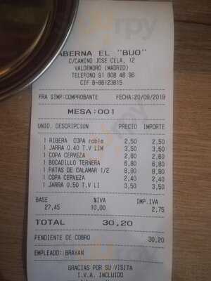 Taberna El Buo Valdemoro