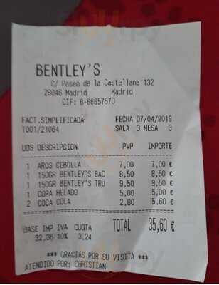 Bentleys Castellana