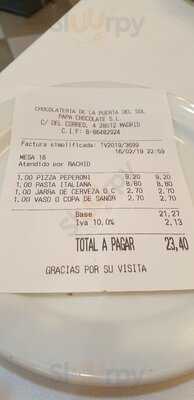 Chocolatería De La Puerta Del Sol