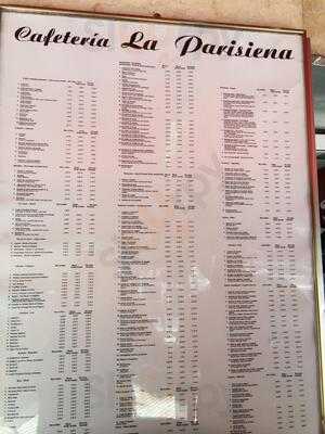 Cafeteria La Parisiena Madrid