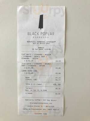 Black Poplar Espresso