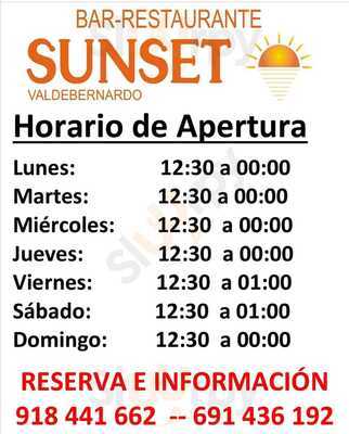 Bar Restaurante Sunset Valdebernardo