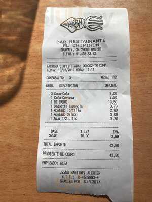 Restaurante Chipiron 1