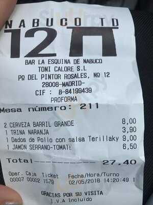 La Esquina De Nabuco