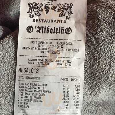 Restaurante O'ribeiriño