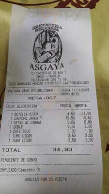 Sidreria Asgaya - Santa Eugenia