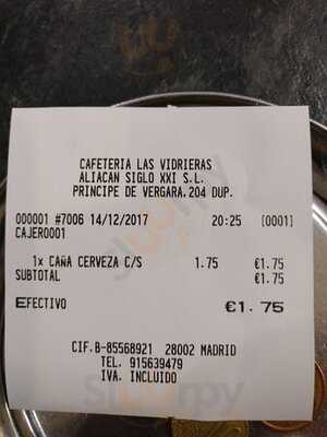 Cafeteria Las Vidrieras