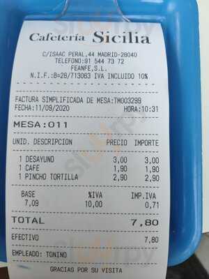 Cafetería Sicilia