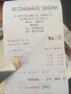 Restaurante Shisha