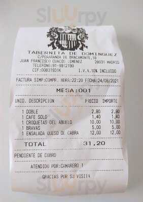 La Tabernita De Domínguez